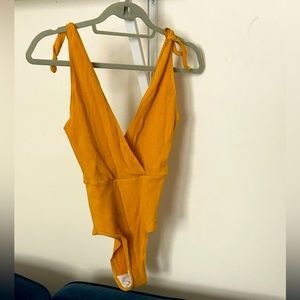 Reformation low cut bodysuit